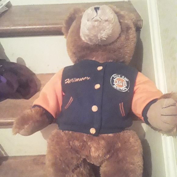 Dave and Busters Large Teddy Bear w4 in Winner - Picture 2 of 3